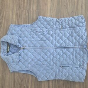 Eddie Bauer Goose Down Quilted Vest Womens Sportsman Long Jacket Medium